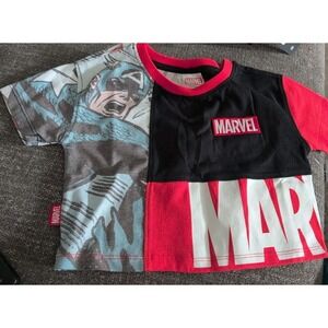 Captain America Marvel Boys Tshirt Size 4, New
